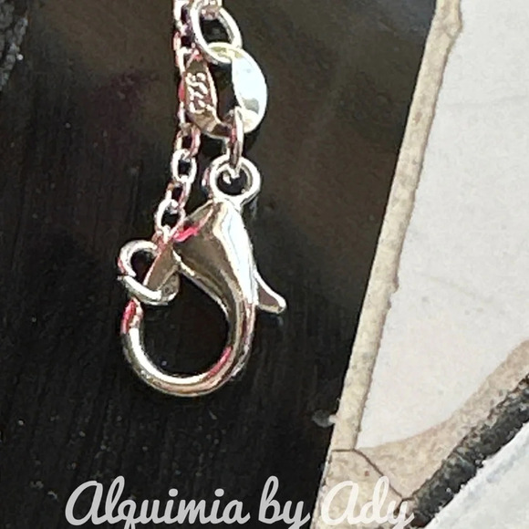 Alquimia Silver Necklace with Earthy Stone - Picture 2 of 9